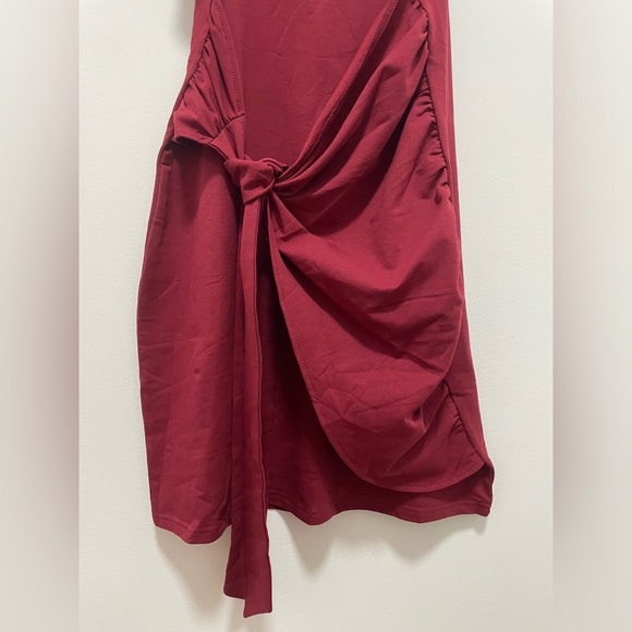 Morhuduck Women's Wrap Bodycon Dresses Sleeveless Tank Mini Dress - Picture 3 of 7